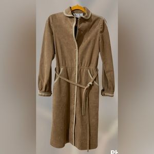 Vintage 1970’s Mollie Parnis Ultrasuede Dress